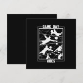Volleybalspeler | Game Day Vibes Kaart (Voorkant / Achterkant)