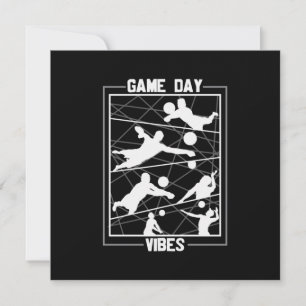 Volleybalspeler   Game Day Vibes Kaart
