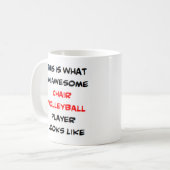 volleybalspeler , geweldige koffiemok (Voorkant links)