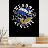 Volleybalspeler | Geweldige volleybal Poster (Keuken)
