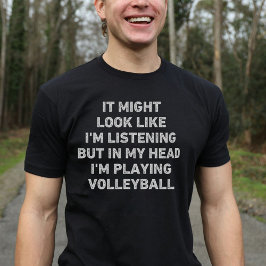 Volleybalspeler grappig t-shirt