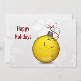 volleybalspeler Holiday Greeting Kaarten
