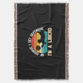 Volleybalspeler | Ik ben een Libero Deken (Voorkant Verticaal)