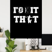 Volleybalspeler | Ik hoop dat Poster (Thuiskantoor)