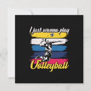 Volleybalspeler   Ik wil gewoon volleybal spelen Kaart