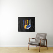 Volleybalspeler | Je moet sterk zijn Wandkleed (In Situ (horizontaal))