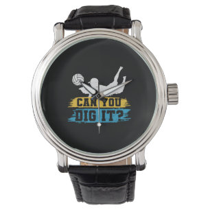 Volleybalspeler   Kan je het dig maken? Horloge