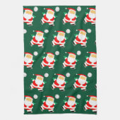 Volleybalspeler Kersthanddoek Theedoek (Verticaal)