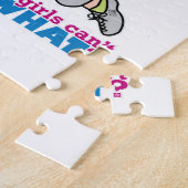 Volleybalspeler - licht/klonen legpuzzel (Zijkant)