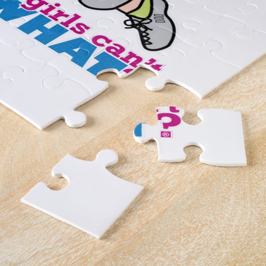 Volleybalspeler - licht/klonen legpuzzel (Zijkant)