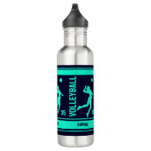 Volleybalspeler Meisje, Volleybal Meisje Verjaarda Waterfles (Rechts)