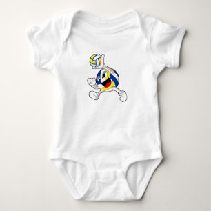 Volleybalspeler met volleybal romper