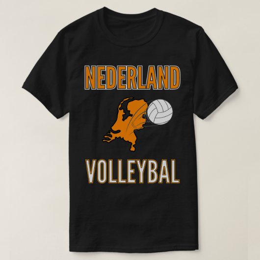 Volleybalspeler Nederland 2 T-shirt (Design voorkant)