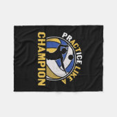 Volleybalspeler | Praktijk als een kampioen Fleece Deken (Voorkant (Horizontaal))