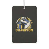 Volleybalspeler | Praktijk als een kampioen Luchtverfrisser (Voorkant)