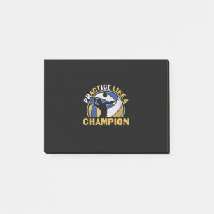 Volleybalspeler   Praktijk als een kampioen Post-it® Notes