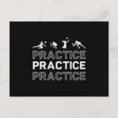 Volleybalspeler Praktijk Strand Briefkaart (Voorkant)