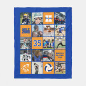 Volleybalspeler Senior Night Geschenk Aangepaste K Fleece Deken (Voorkant)