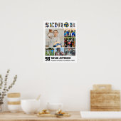 Volleybalspeler Senior Sportteam Fotocollage Poster (Keuken)