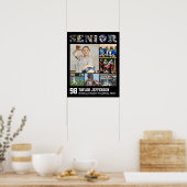 Volleybalspeler Senior Sportteam Fotocollage Poster (Keuken)