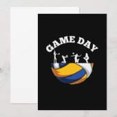 Volleybalspeler | Speldag — Volleybal Kaart (Voorkant / Achterkant)