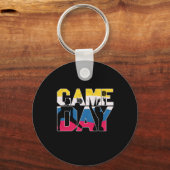 Volleybalspeler | Speldag — Volleybal Sleutelhanger (Voorkant)