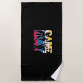 Volleybalspeler | Speldag — Volleybal Strandlaken (Voorkant)