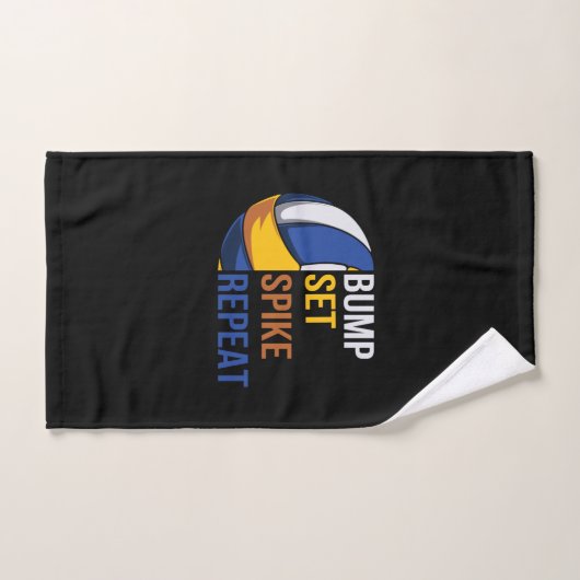 Volleybalspeler | Spike Repo instellen Handdoek (Handdoek)