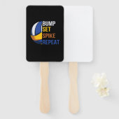 Volleybalspeler | Spike Repo instellen Handwaaier (Voorkant en achterkant)