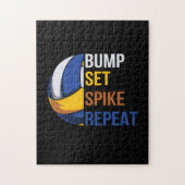 Volleybalspeler | Spike Repo instellen Legpuzzel (Verticaal)