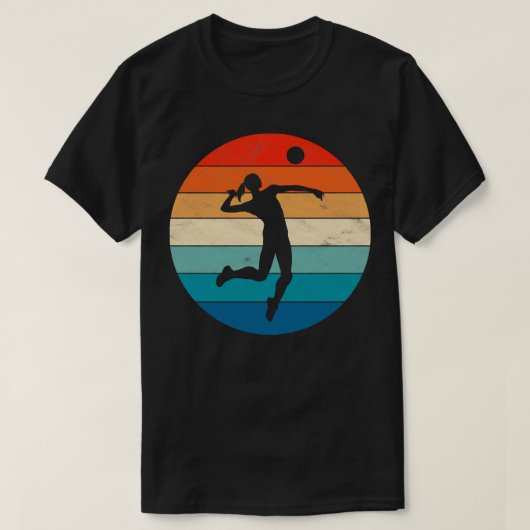Volleybalspeler T-shirt (Design voorkant)