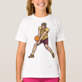 Volleybalspeler T-shirt (Voorkant)