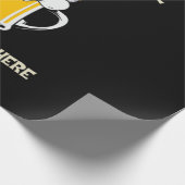 Volleybalspeler | Volleybal en bier Cadeaupapier (Hoek)