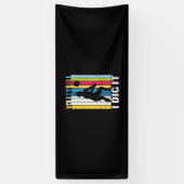 Volleybalspeler | Volleybal I dig Spandoek (Verticaal)