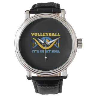 Volleybalspeler | Volleybal in mijn DNA Horloge