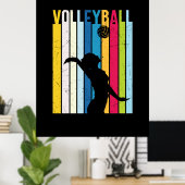 Volleybalspeler | volleybal poster (Thuiskantoor)