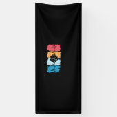 Volleybalspeler | Volleybalhartslag Spandoek (Verticaal)
