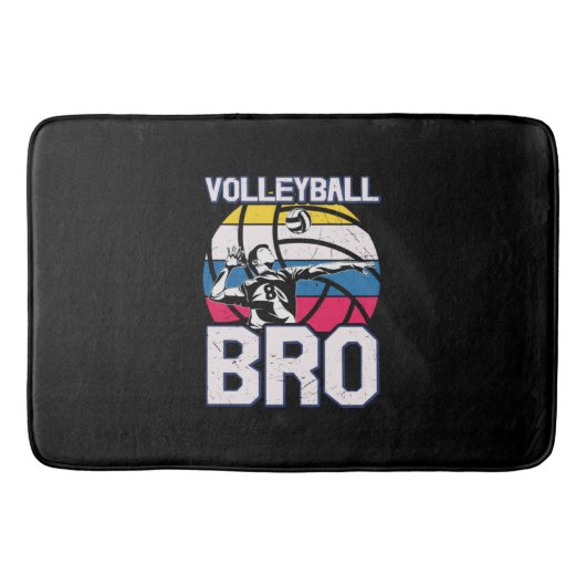 Volleybalspeler | Volleyball Bro Badmat (Voorkant)
