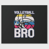 Volleybalspeler | Volleyball Bro Cadeaupapier (Vlak)