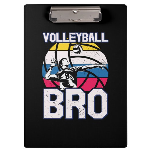 Volleybalspeler | Volleyball Bro Klembord (Voorkant)