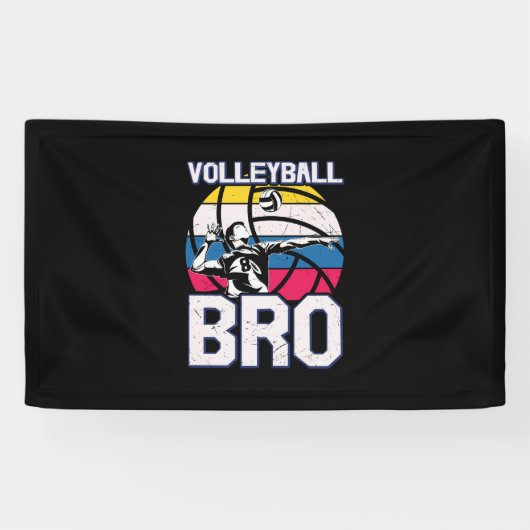 Volleybalspeler | Volleyball Bro Spandoek (Horizontaal)