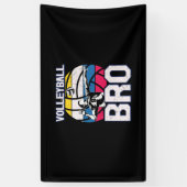 Volleybalspeler | Volleyball Bro Spandoek (Verticaal)