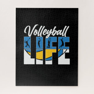 Volleybalspeler   Volleyballeven Legpuzzel