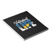 Volleybalspeler | Volleyballeven Notitieblok (Schuin)
