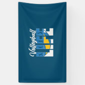 Volleybalspeler | Volleyballeven Spandoek (Verticaal)