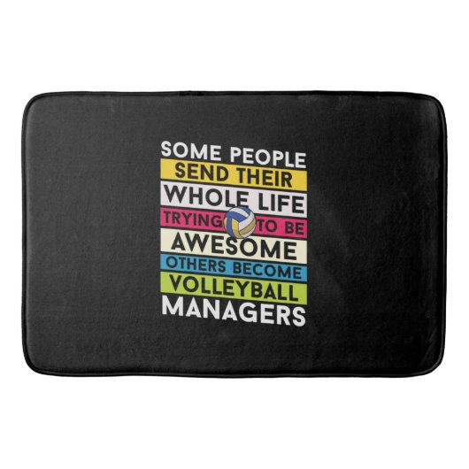 Volleybalspeler | Volleybalmanagers Badmat (Voorkant)