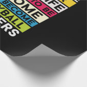 Volleybalspeler | Volleybalmanagers Cadeaupapier (Hoek)