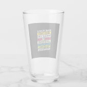 Volleybalspeler | Volleybalmanagers Glas (Achterkant)