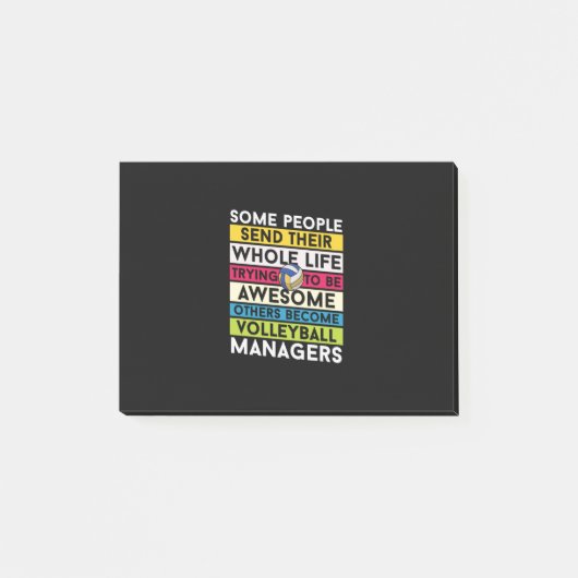 Volleybalspeler | Volleybalmanagers Post-it® Notes (Voorkant)