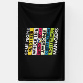 Volleybalspeler | Volleybalmanagers Spandoek (Verticaal)